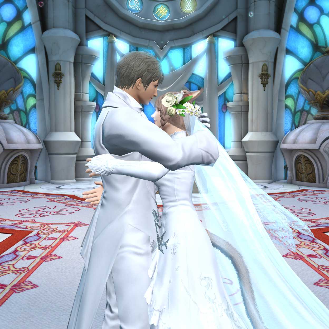 エモート:抱き合う